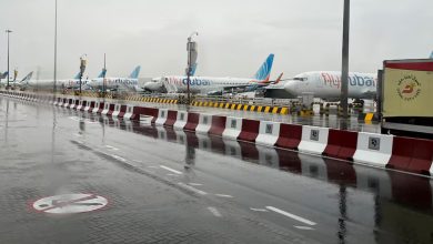TFT News REUTERS AIRPLANE DUBAI AIRPORT RAINING DUBAI