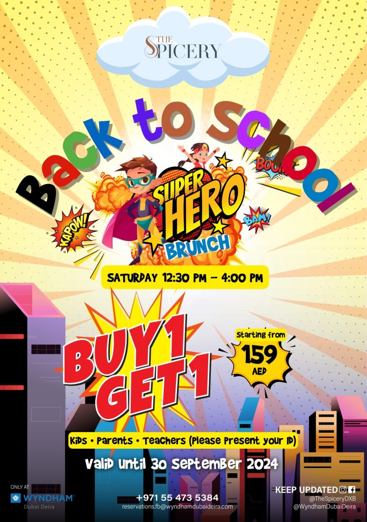 The Spicery Super Hero Brunch Back to School