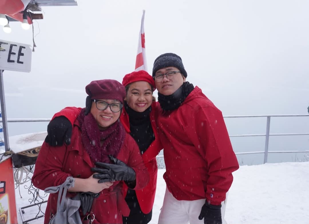 Carlie Manalac and her family