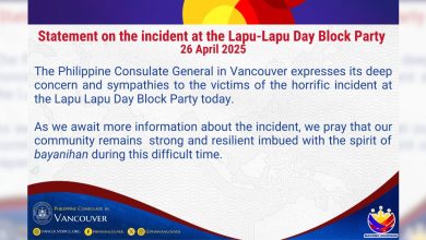 statement from consul general in vancouver